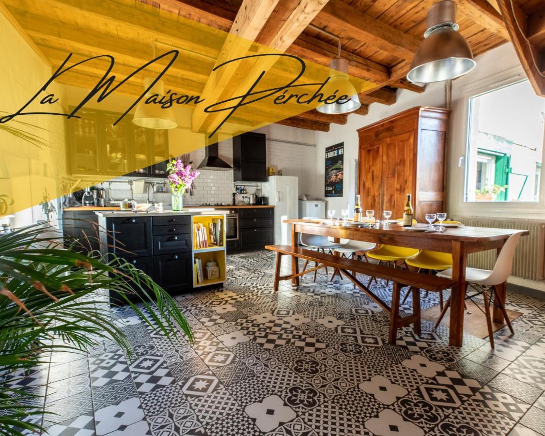 La Maison Perchee Thiers Bagian luar foto